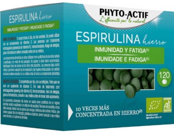 hierro-spirulina-phytoactif-120-comprimidos