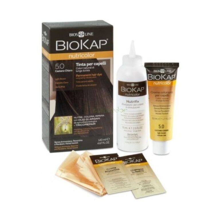 tinte-castano-claro-natural-5-0-delicato-biokap-140-ml