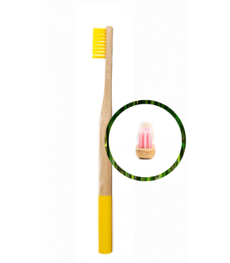 cepillo-bambu-infantil-medio-naranja-bamboo