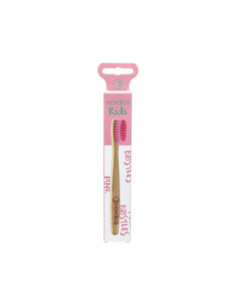 cepillo-dental-ninos-bambu-rosa-nordics