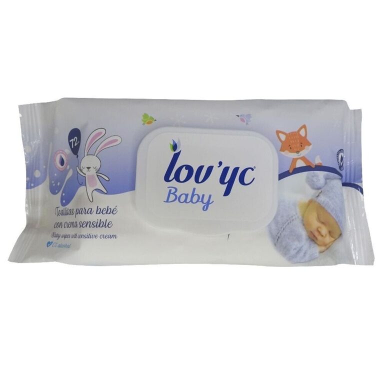 lovy-toallitas-bebe-crema-sensible-72-unidades