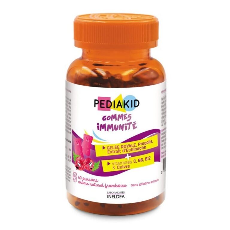 pediakid-gominolas-ositos-inmuno-sabor-frambuesa-60-unidades