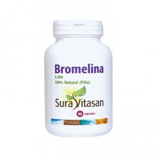 Bromelina 2.400 500 mg 30 Cápsulas Sura Vitasan