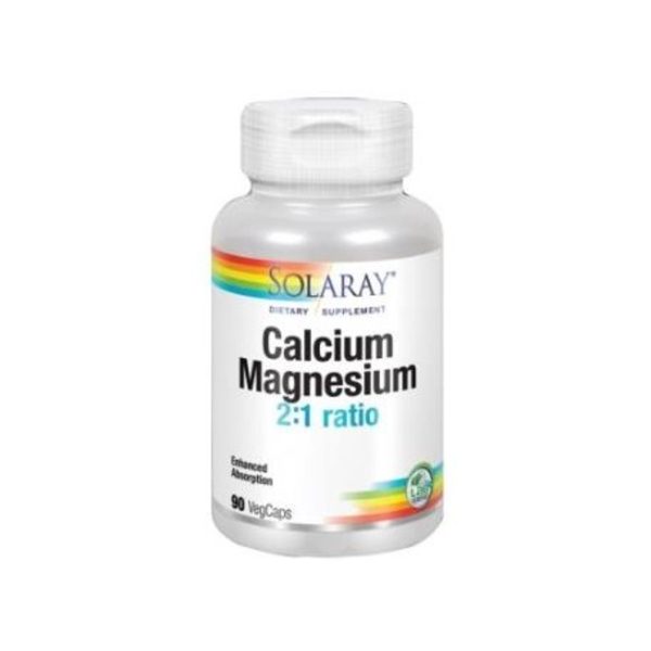 Calcio/Magnesio 90 Cápsulas Vegetales Solaray