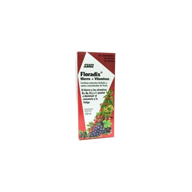 Floradix Jarabe Hierro + Vitaminas 250 ml Salus