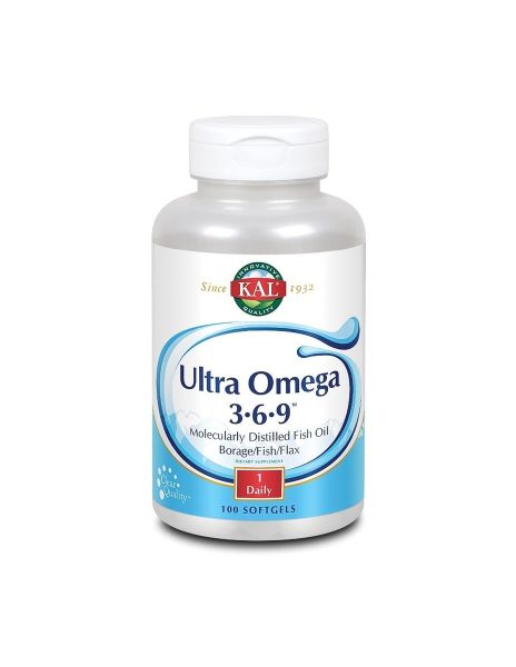 Kal Ultra Omega 3.6.9 100 Cápsulas