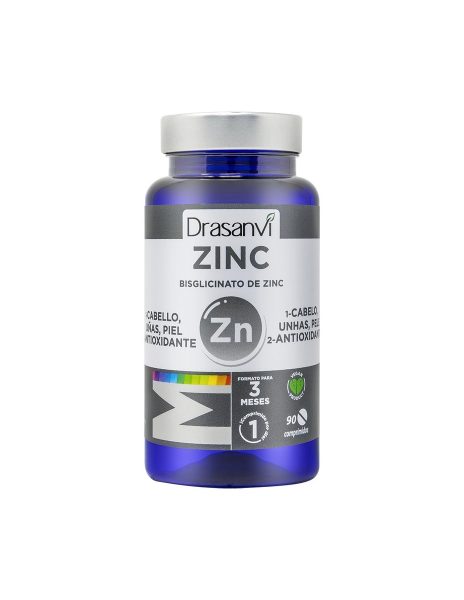 Mineral Bisglicinato Zinc 90 comprimidos – Drasanvi